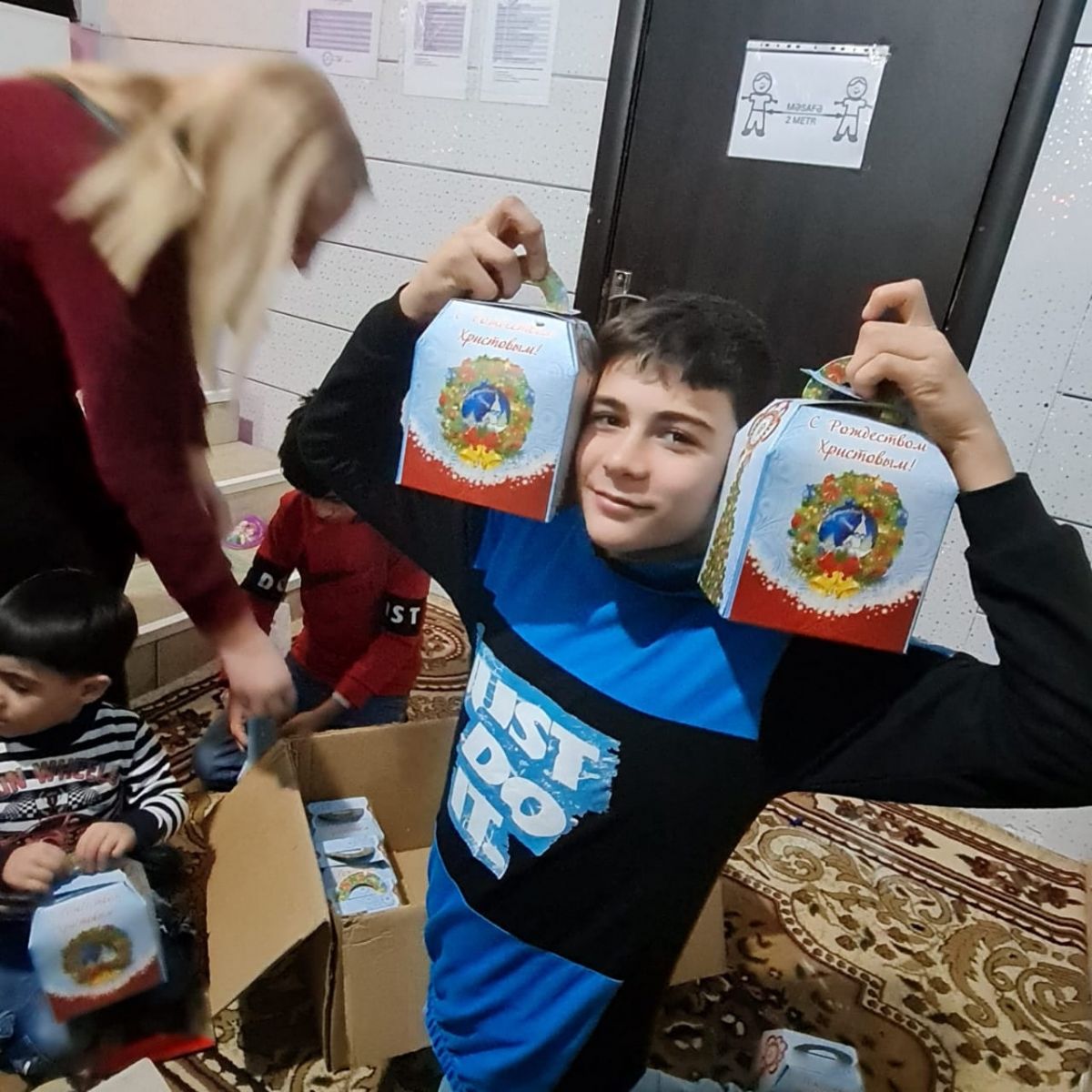 Руководитель приходского отдела по социальной помощи и благотворительности храма Архангела Михаила г. Баку принял участие в благотворительной акции