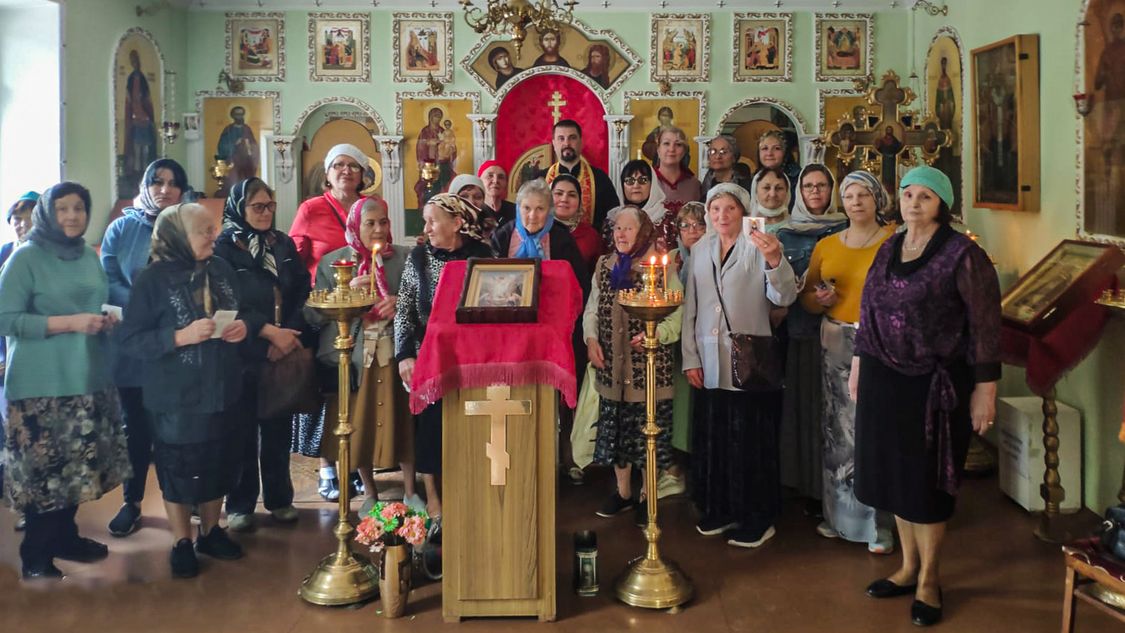 Паломники из Баку посетили храм прп. Серафима Саровского г. Сумгаита