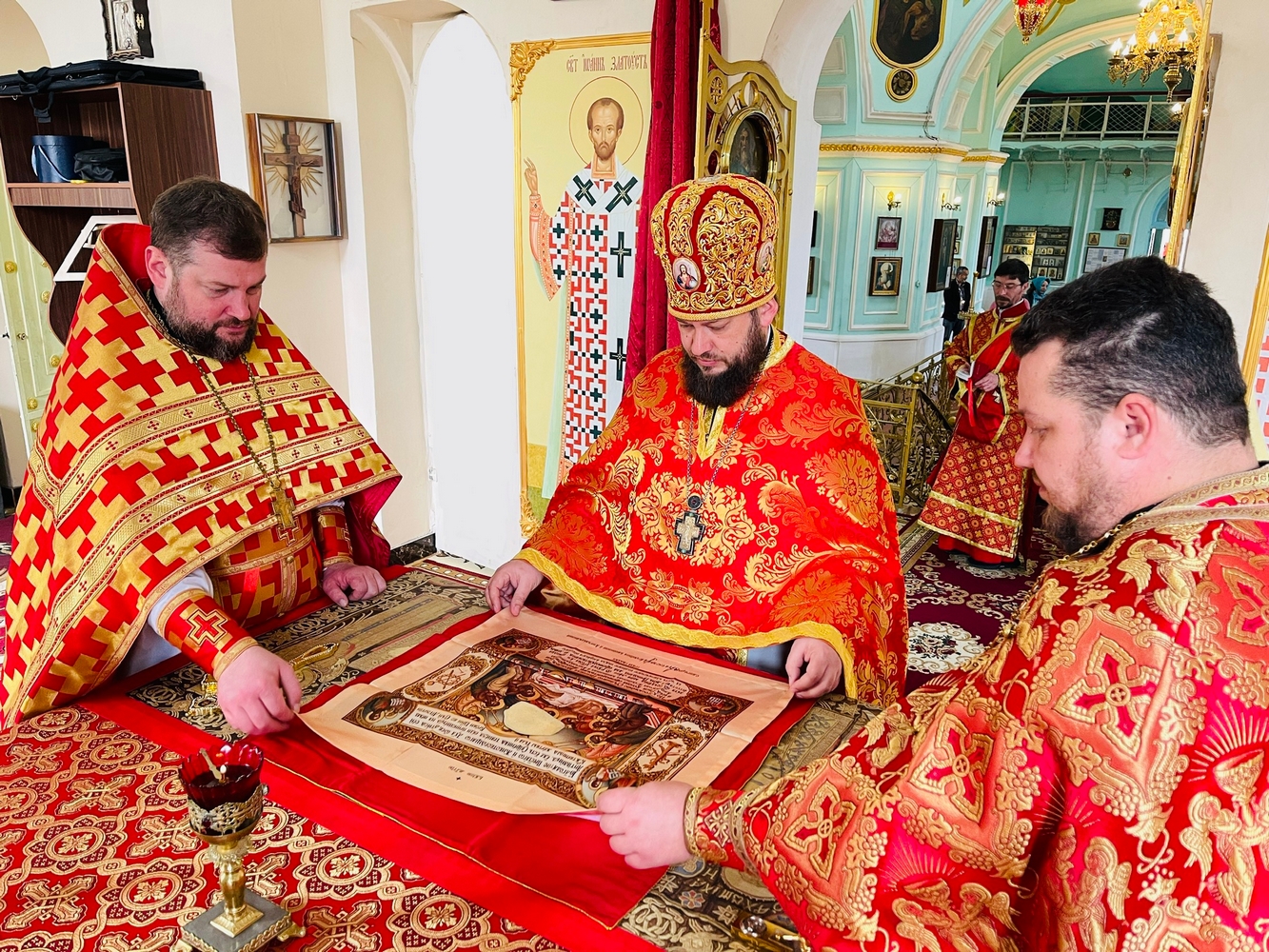 Воскресные богослужения в Александро-Невском храме г. Гянджи