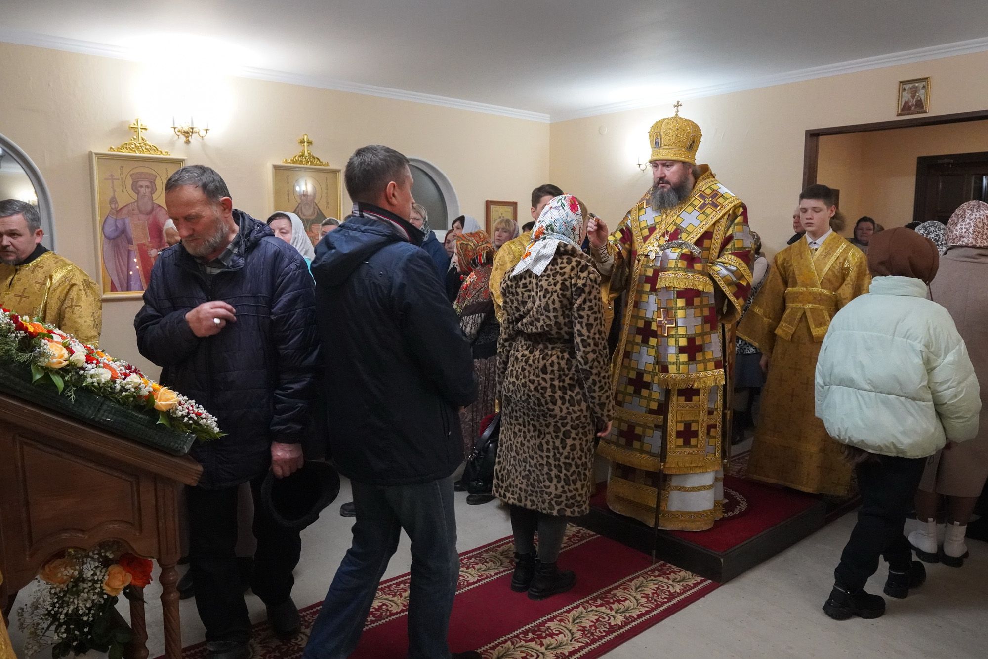 Епископ Варфоломей совершил всенощное бдение в храме Предтечи и Крестителя Господня Иоанна г. Пугачева