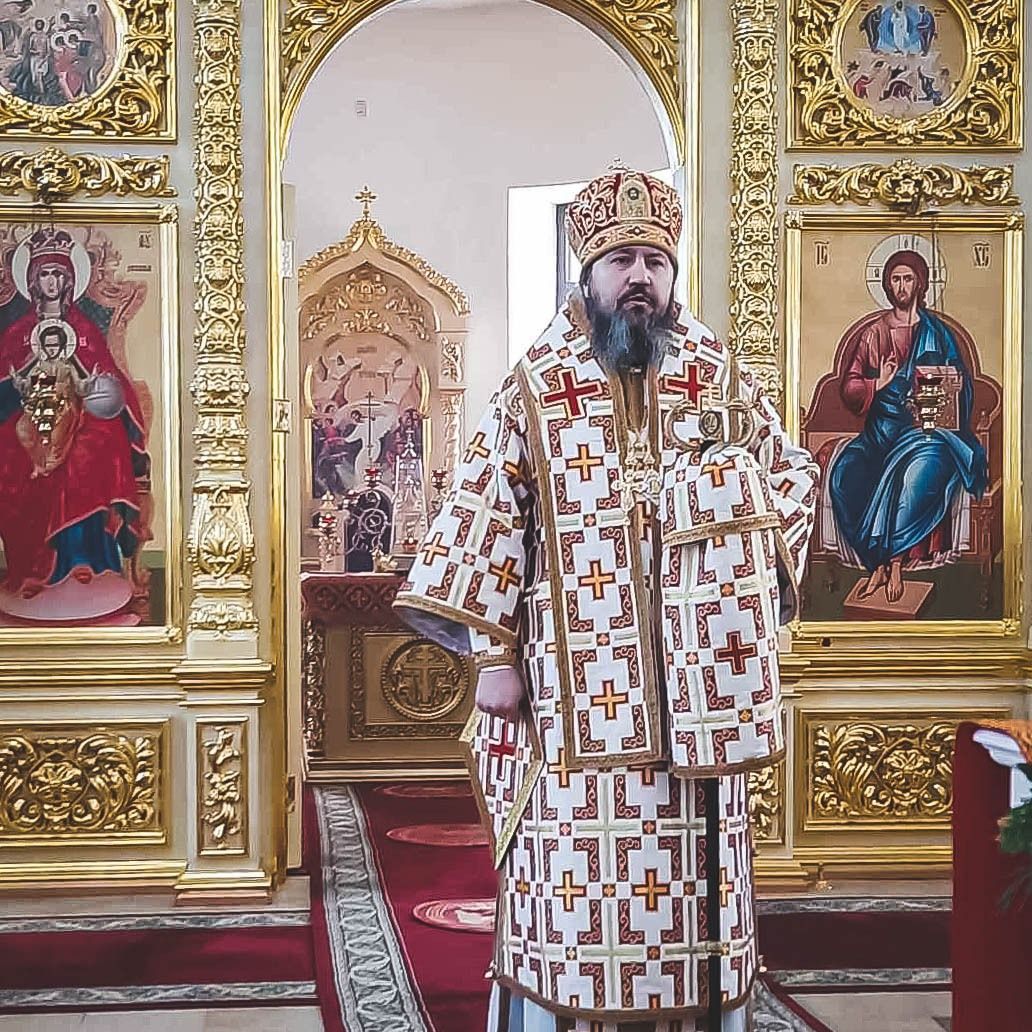 Епископ Варфоломей совершил Божественную литургию в храме в честь иконы Божией Матери «Державная» п. Горный