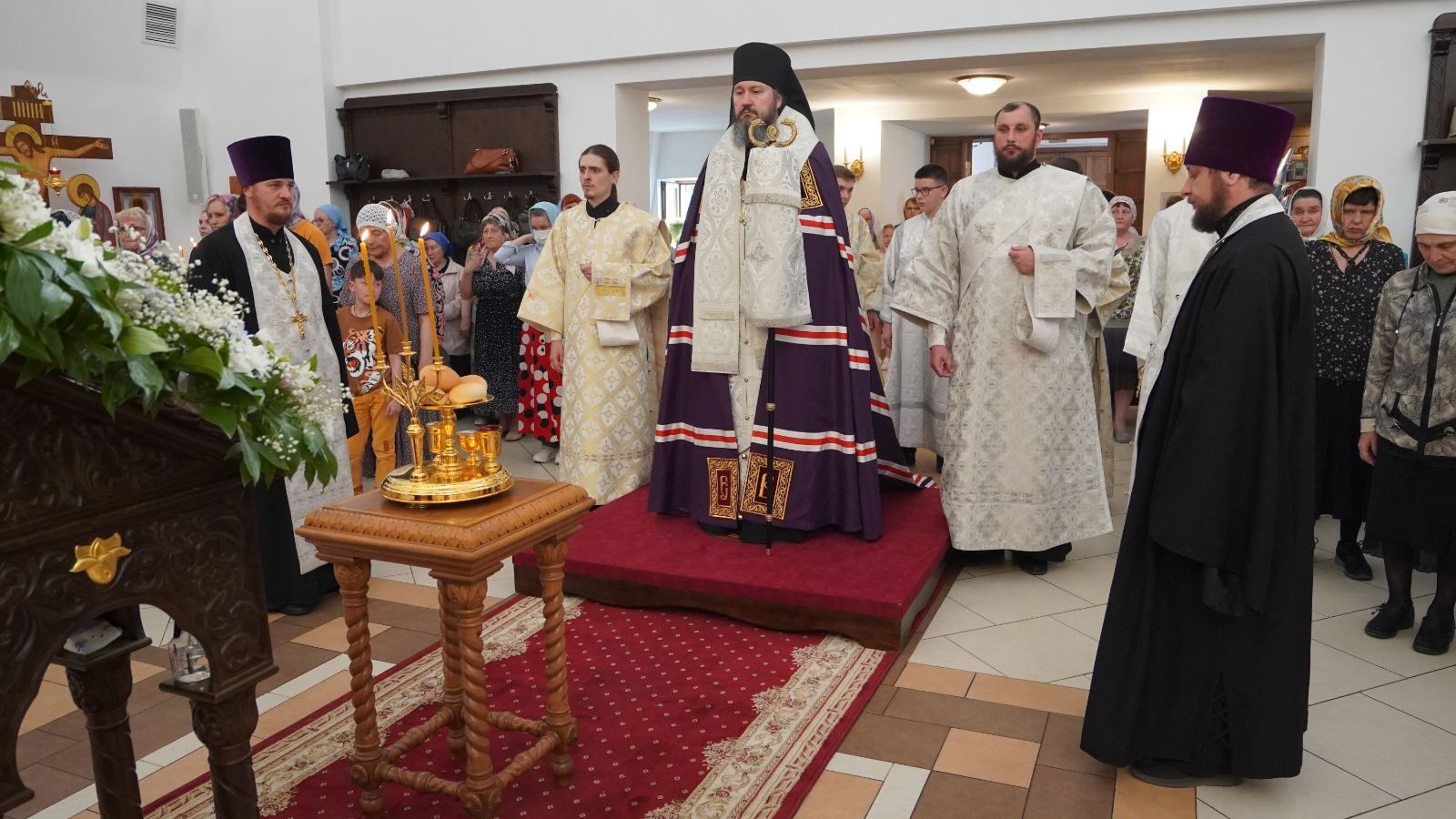 Всенощное бдение в храме в честь Рождества Христова г. Балаково