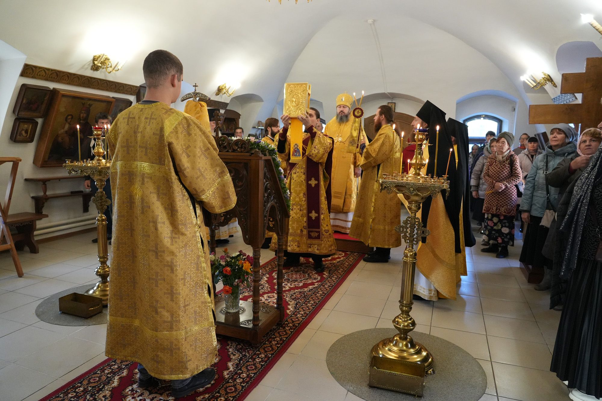 В день престольного праздника епископ Варфоломей совершил Божественную Литургию в Иргизском Воскресенском мужском монастыре с. Криволучье