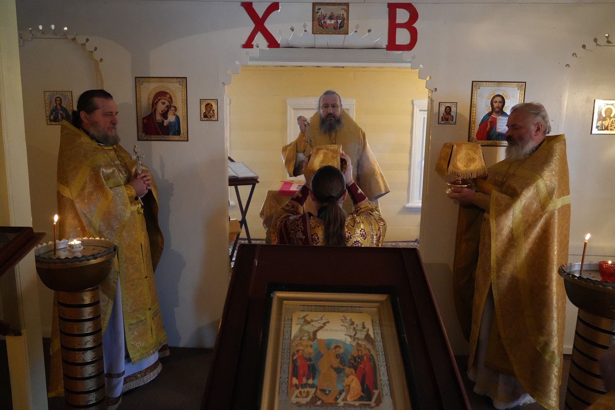 Епископ Варфоломей совершил Божественную литургию в Свято-Никольском храме с. Липовка Марксовского района