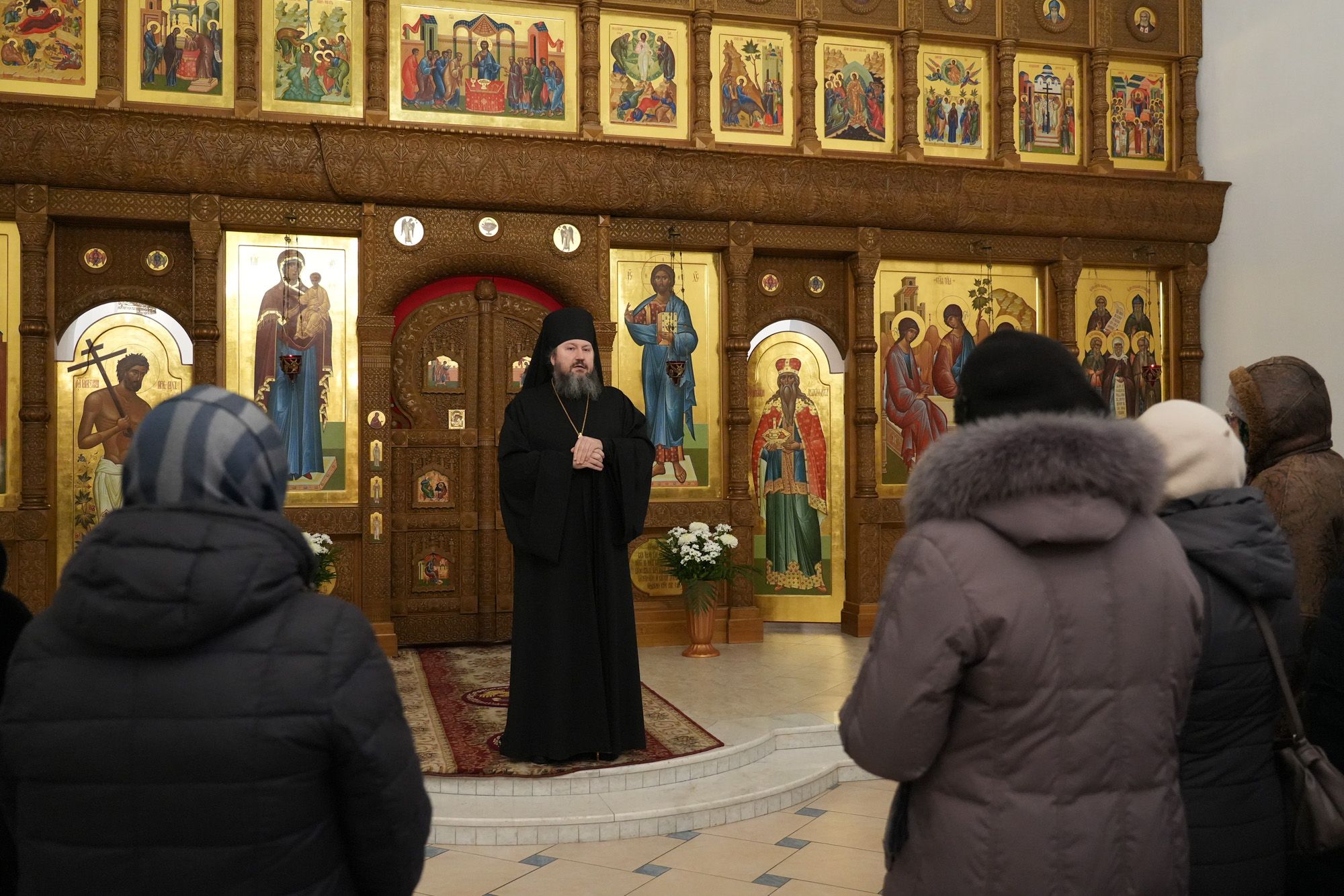 Епископ Варфоломей совершил всенощное бдение в Свято-Троицком кафедральном соборе г. Балаково