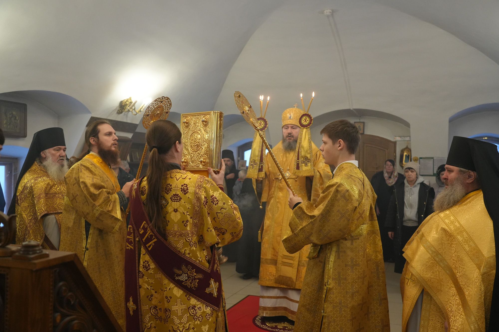 Епископ Варфоломей совершил Божественную Литургию в Иргизском Воскресенском мужском монастыре с. Криволучье