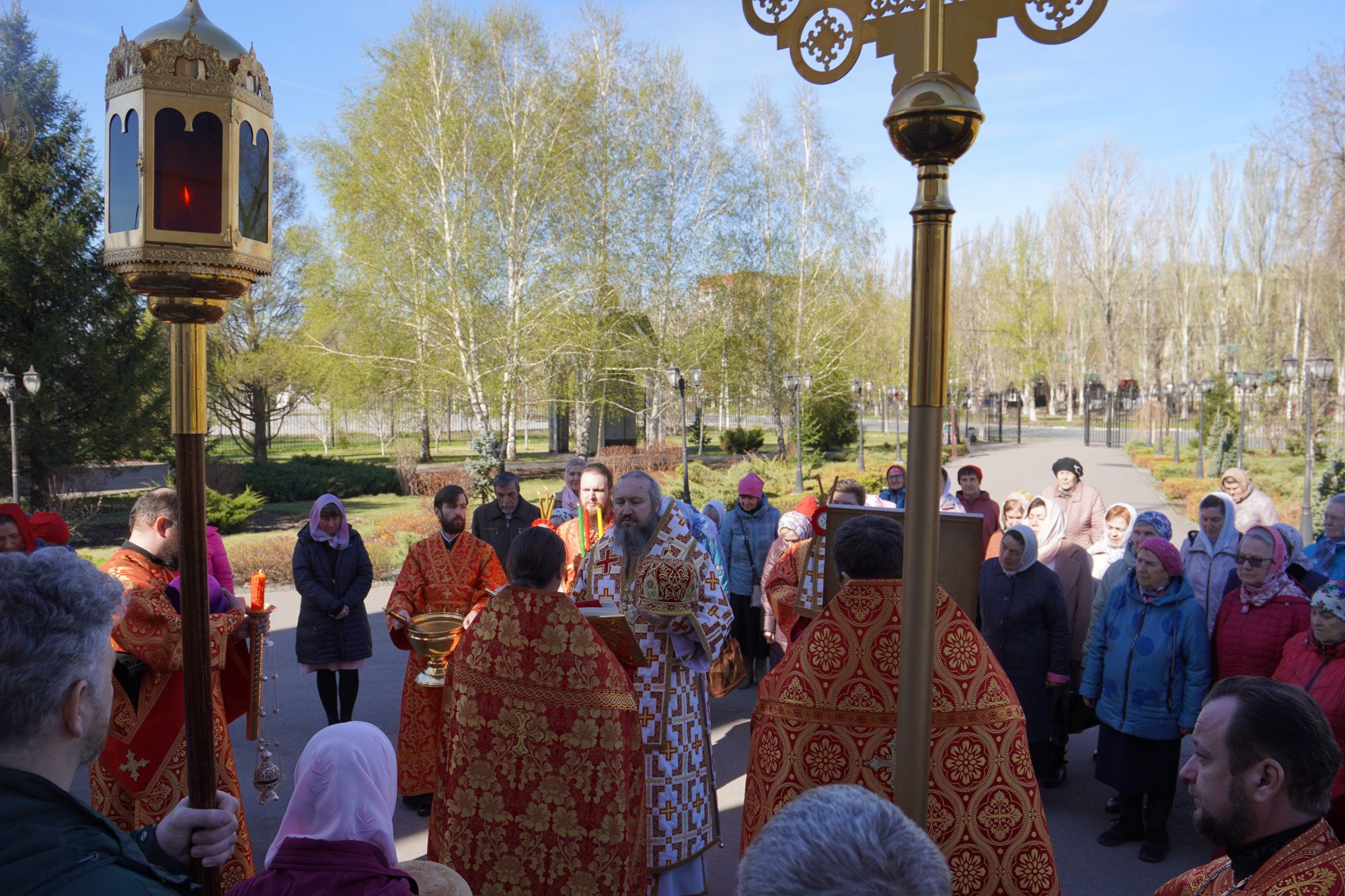 В Понедельник Светлой седмицы епископ Варфоломей совершил Божественную литургию в храме Рождества Христова г. Балаково