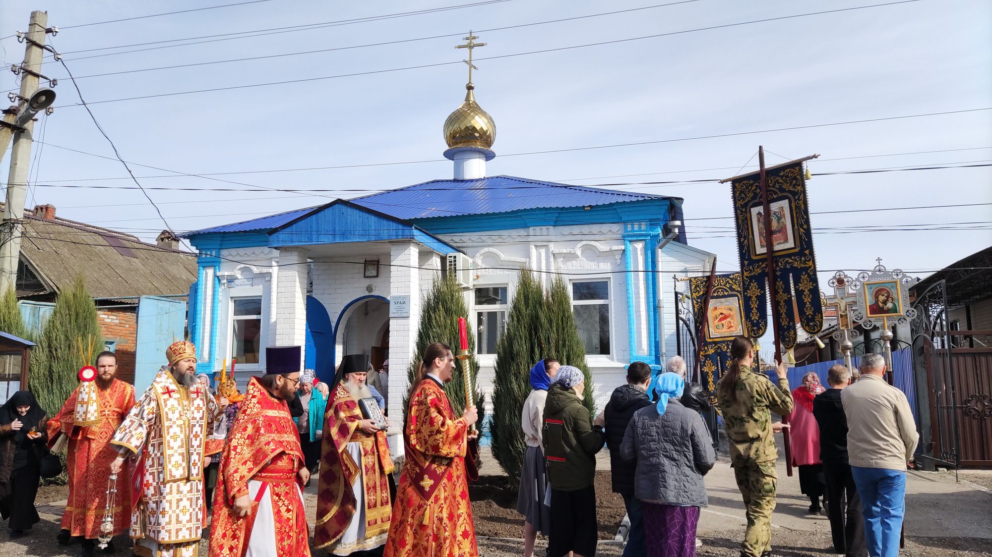 В Среду Светлой седмицы епископ Варфоломей совершил Божественную литургию в Казанском храме г. Балаково