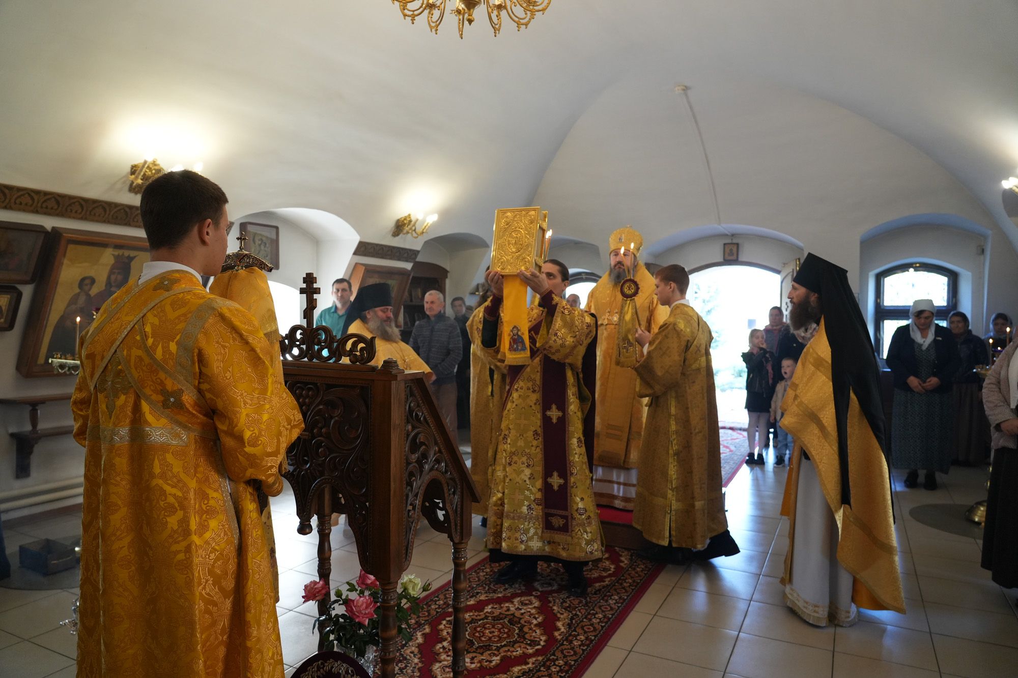 Епископ Варфоломей совершил Божественную литургию в Иргизском Воскресенском мужском монастыре с. Криволучье