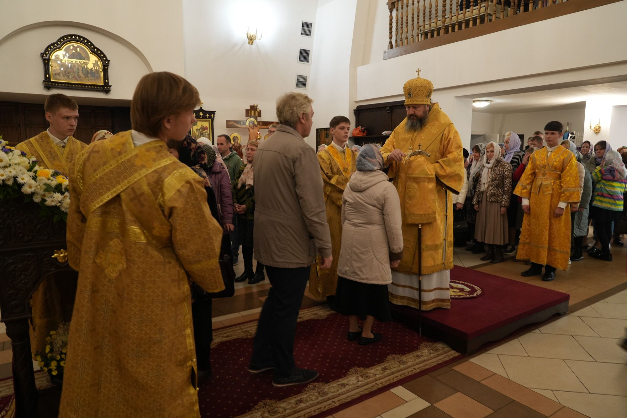 Епископ Варфоломей совершил всенощное бдение в храме Рождества Христова г. Балаково