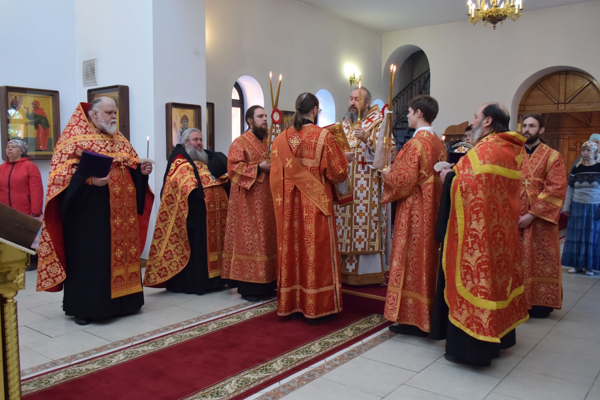 Епископ Варфоломей совершил всенощное бдение в храме апостола и евангелиста Иоанна Богослова г. Балаково