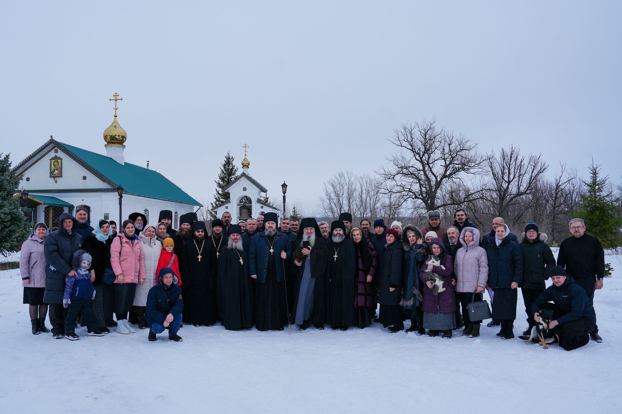 Епископ Варфоломей совершил Божественную Литургию в Иргизском Воскресенском мужском монастыре с. Криволучье