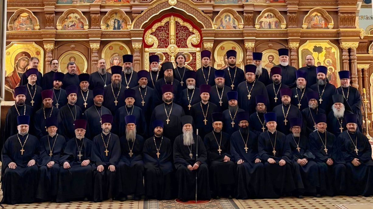 Епископ Феодор провел ежегодное Епархиальное собрание духовенства Покровской епархии