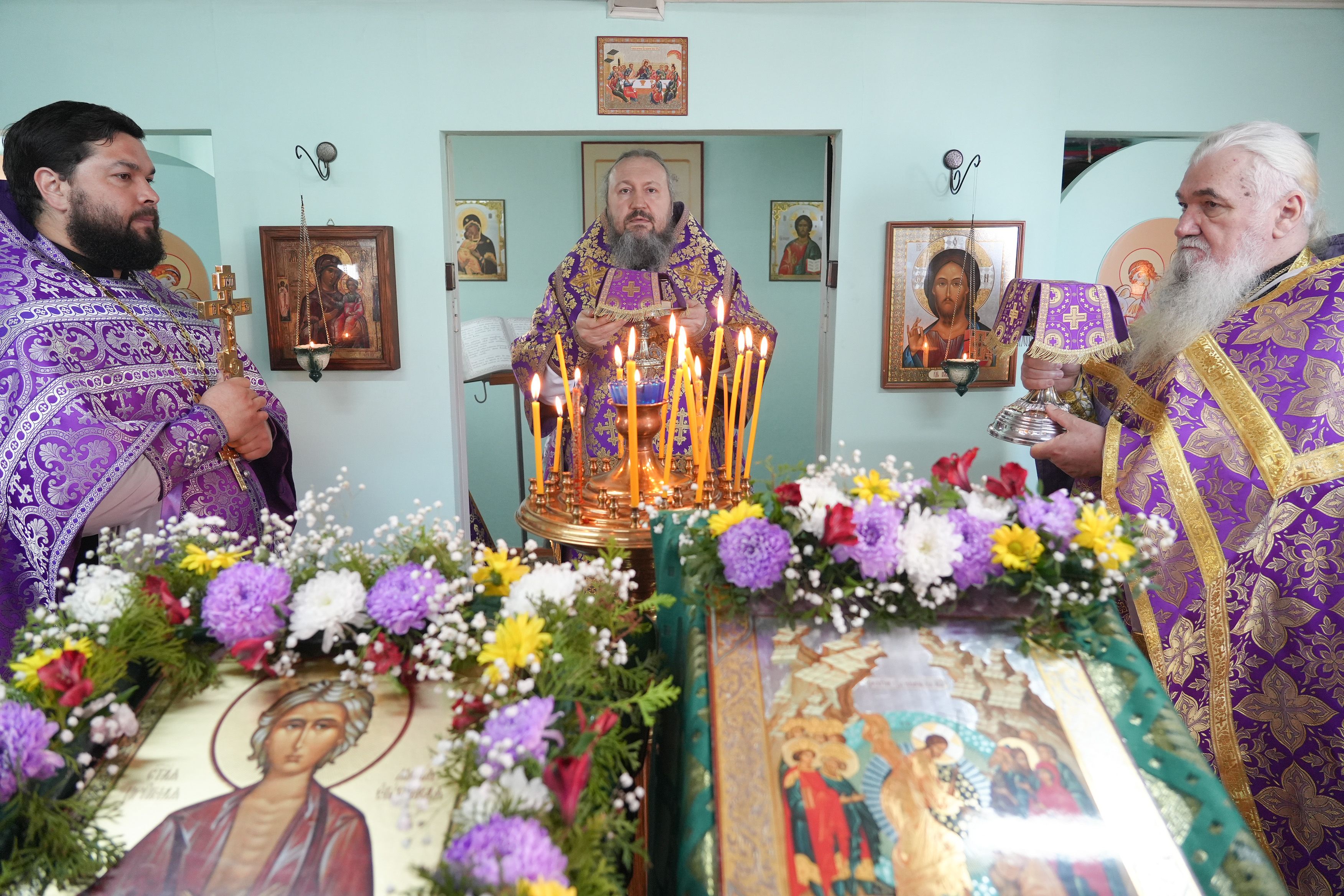 Епископ Варфоломей совершил Божественную литургию в храме преподобной Марии Египетской с. Натальино