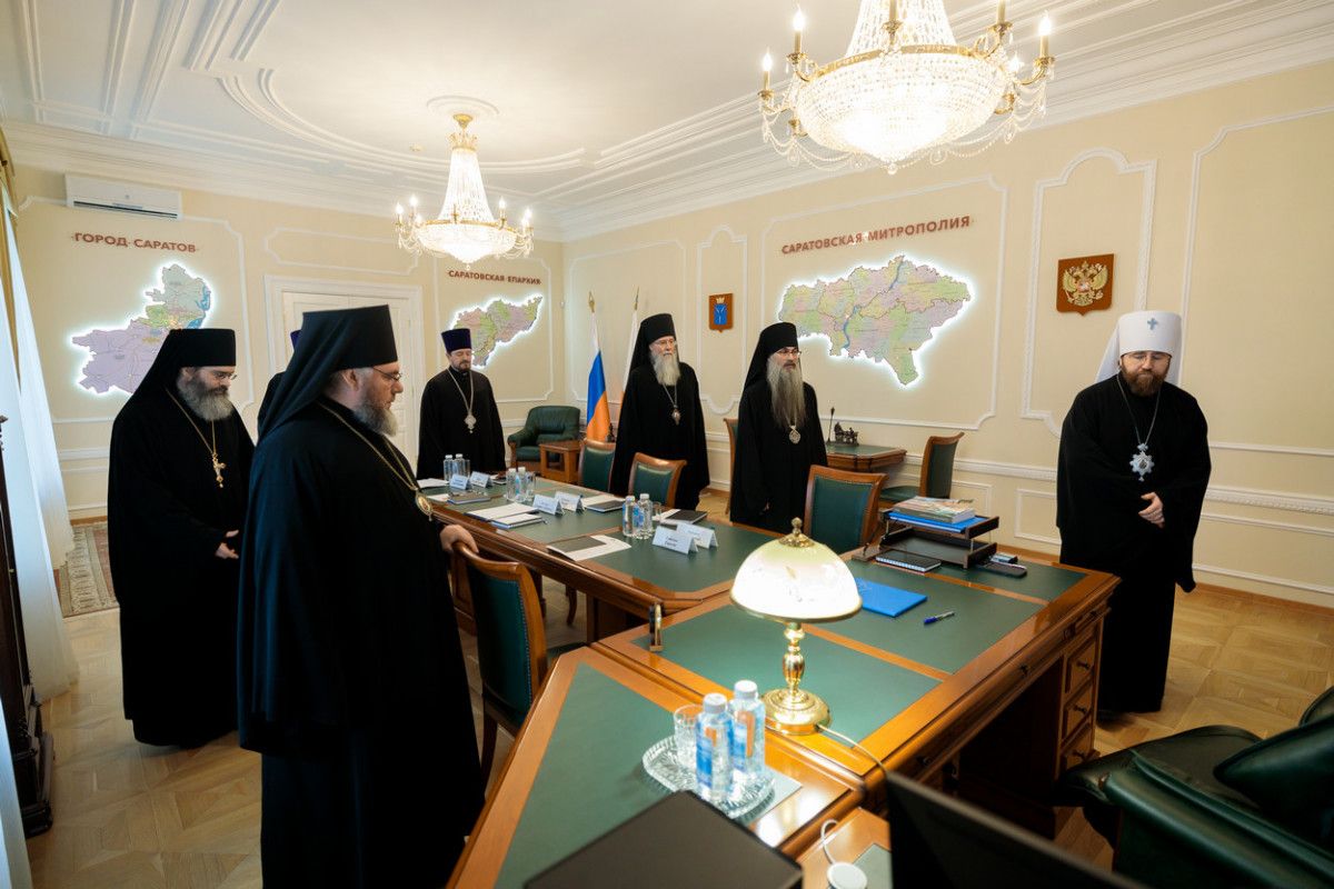 Состоялся Архиерейский совет Саратовской митрополии